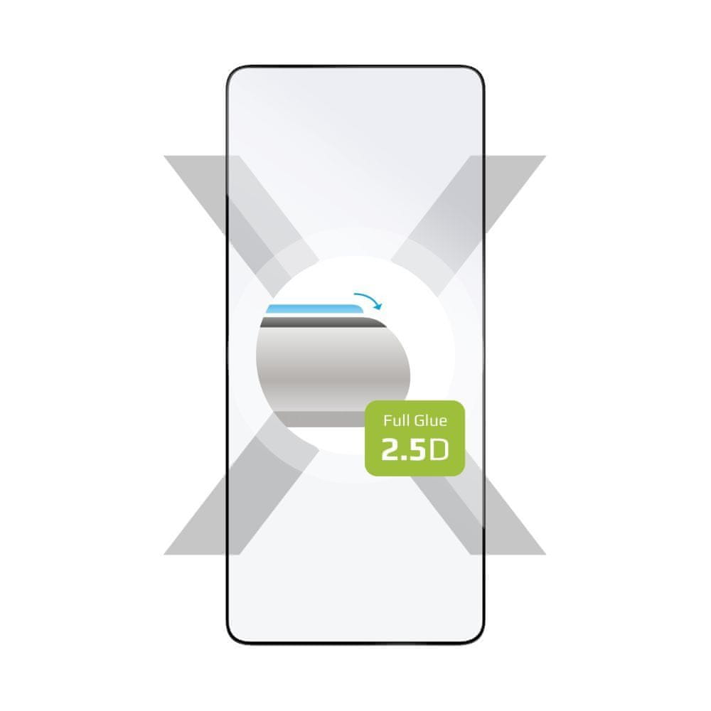 FIXED Ochranné tvrdené sklo FIXED Full-Cover pre Oppo A79 5G, lepenie cez celý displej, čierne